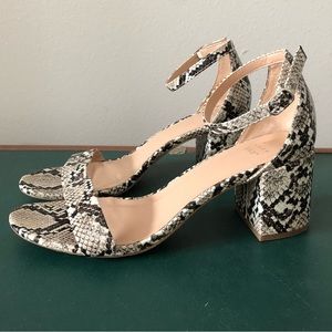 A New Day - Snake Skin Heels